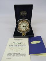 Grants of Dalvey Scotland Voyager clock in box.