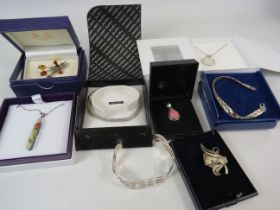 Good quality sterling silver jewellery most boxed.
