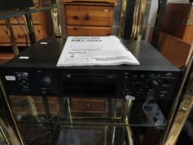 Tascam MD-350 Mini Disc cassette. Working condition unknown. Sold as seen. See photos. S2