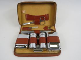 Vintage two tix mens travel grooming kit.