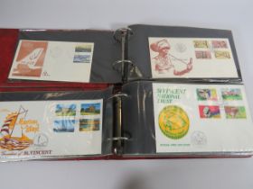 Two albums of well presented first day covers. UK