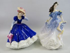 2 Royal Doulton Figure of the Years, Mary 1992 & Rebecca 1998.