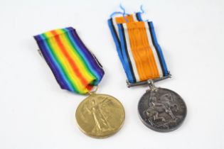 WW1 Medal Pair & Original Ribbons 637698
