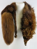 Real Red fox Stole approx 50 inches long. Very good condition. See photos. 