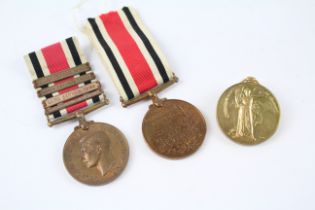 3 x WW1, GV1, ERII Medals Inc WW1 Victory Medal, Special Constabulary Etc 637677