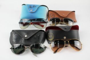 Collection of Designer Ray-Ban Sunglasses Inc Cases x 4 439376