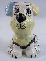 Lorna Bailey Dog "Woof Woof", approx 5.5" tall.