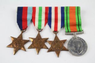 WW2 Mounted France & Germany Star Medal Group 637744