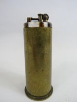 Trench shell case table lighter.