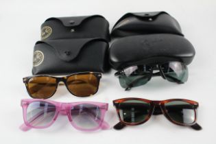 Collection of Designer Ray-Ban Sunglasses Inc Cases x 4 439299