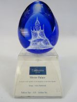 Caithness limited edition paperweight "Winter palace" 85/125.