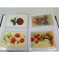 105 Poppy related postcards in a album some which are embroided. PA647