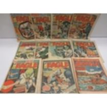 11 Eagle & Battle Comics , 1980's era. See photos. PA1319