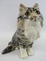 Winstanley cat figurine size 4. Approx 9.5" tall.