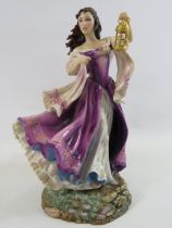 Franklin Mint limited edition Hand painted figurine Emily Brontes "Catherine" from Wuthering Heights