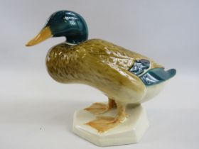 Beswick Mallard duck figurine Model no 817. , 7" tall and 9.5" long