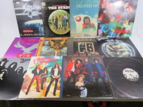 20+ Vinyl LP's   Jethro Tull,  Whitesnake, Judas Priest, etc.  See photos. 
