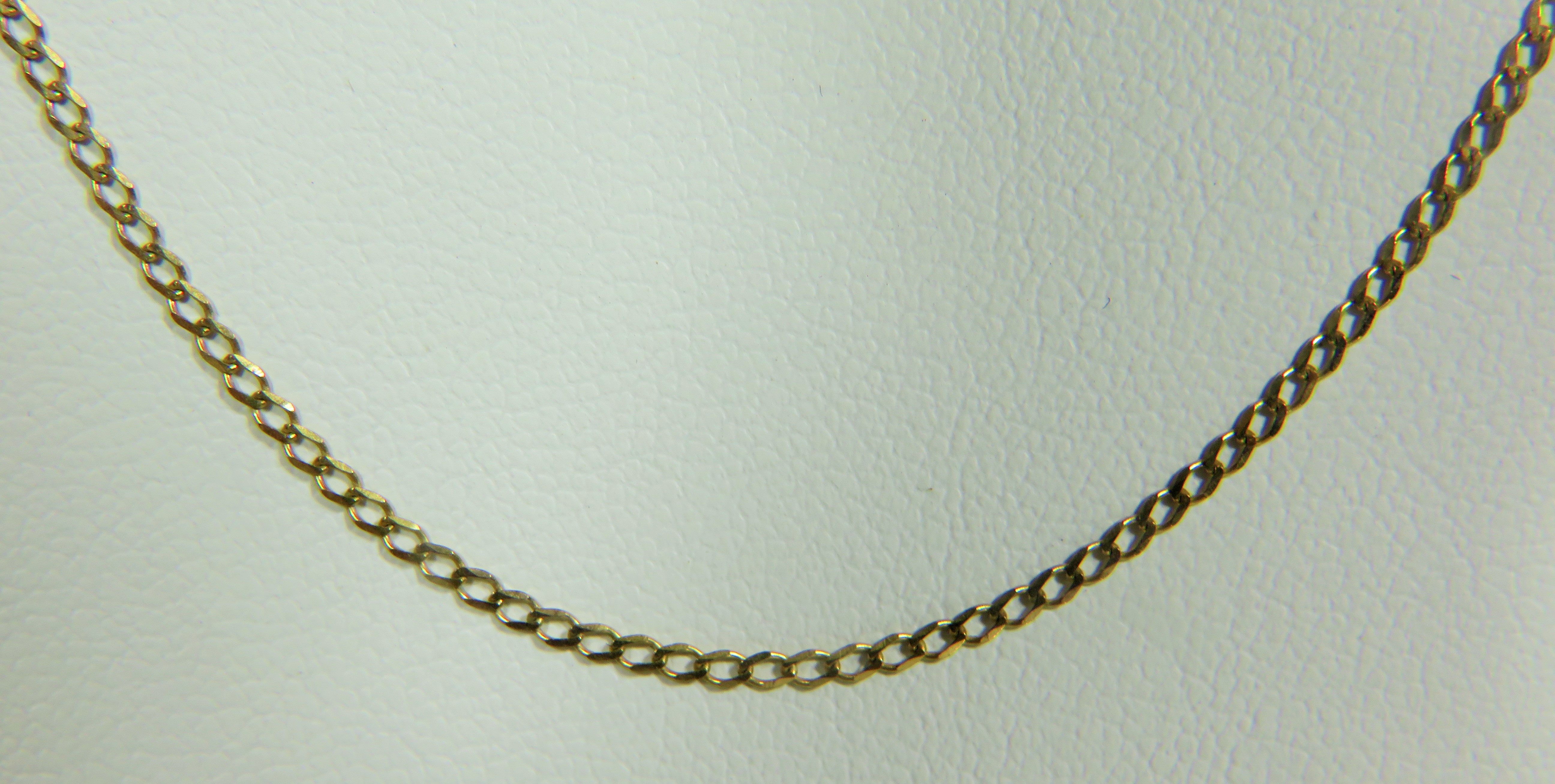 9ct Yellow Gold 18 inch Neck Chain of 1.2g - Image 2 of 2