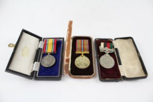3 x Boxed Medals Inc Suez Canal, Eastern Service, Pakistan Medal 637768
