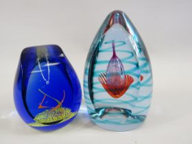 2 Caithness limited edition paperweights Phoenix 683/1000 and Shooting star 2003 No 177