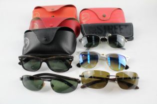 Collection of Designer Ray-Ban Sunglasses Inc Cases x 5 439374