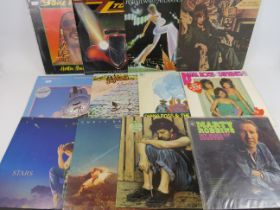 20+ Vinyl LP's  Dire Straights,  Genesis,  Rod Steward. ZZ Top,  see photos. 