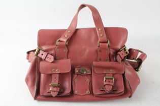 Mulberry 'Blenheim' Leather Satchel Pink Bag 439395