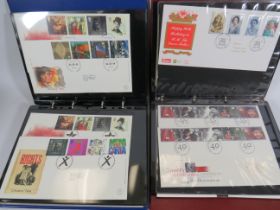 Four well presented albums of Presentation packs, FDC's etc. See photos.