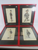 4 Framed Vanity Fair prints, Statesmen. 21" by 15".