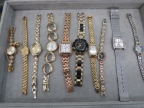Selection of seeming as new quartz watches, boxed watch and pendant sets. See photos.