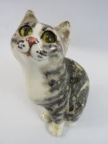 Winstanley cat figurine size 3, approx 8.5" tall. Very small chip to the ear see pics.