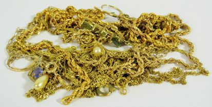 Approx 20g of 9ct scrap gold. See photos