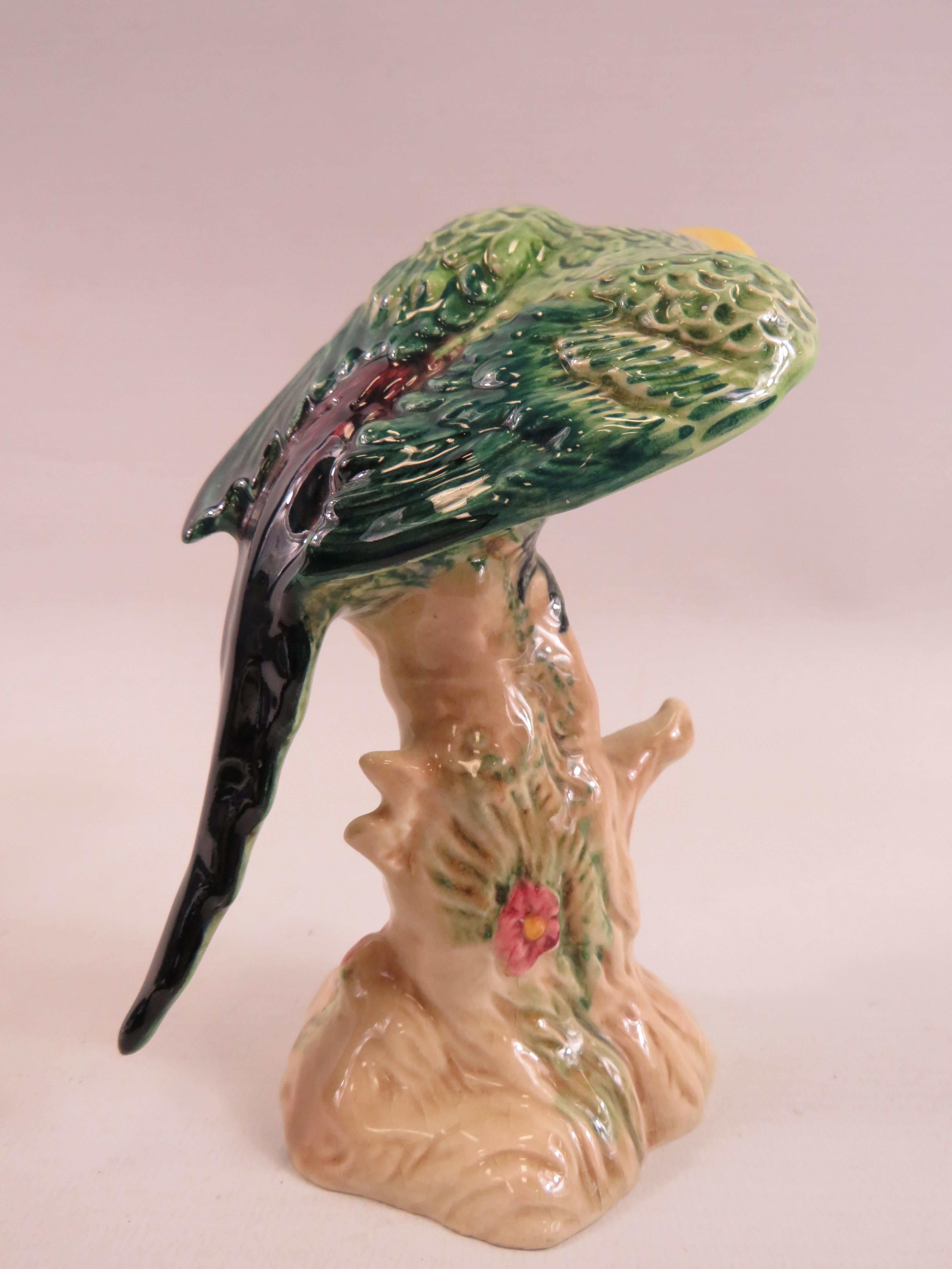 Beswick green parrot figurine, model no 930. approx 6" tall. - Image 3 of 5