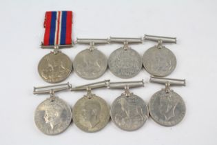 8 x WW2 War / Defence Medals 637513