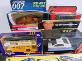 Selection of Corgi Die Cast metal Models to include James Bond. See photos.