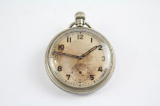 GS/TP Military Issued Gents WWII Era POCKET WATCH Hand-wind WORKING 404869