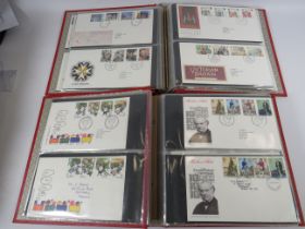 Two Full Albums of UK first day covers (120+) plus others. See photos.