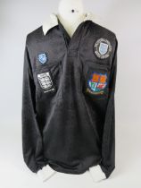 Official Football Association Referee's shirt with badges. UK size large, excellent condition. See