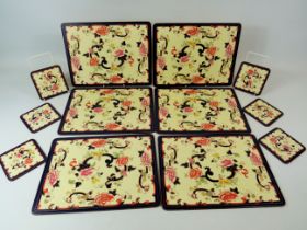 Table Place mats/Coasters in the Masons Mandalay pattern. See photos.