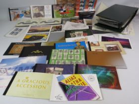 27 Royal mint stamp books (approx value £135), selection of First day covers etc.