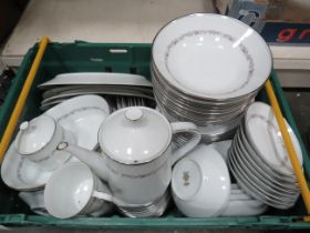 Noritake Corona dinner set, 97 pieces in total. For collection or Courier only!.