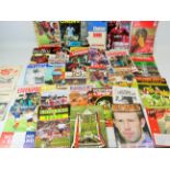 Large selection of Football programmes dating from the 1960's to include a signed 1960's York City P