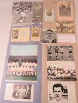 Two interesting and well filled football related scrapbooks containing many autographed pictures and