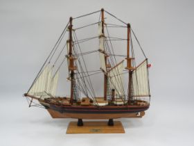 Model of the Ship "Discovery", 17.5" tall and 18.5" long