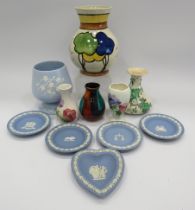Mixed ceramics lot to include Poole pottery, Shelley, Wedgwood etc.