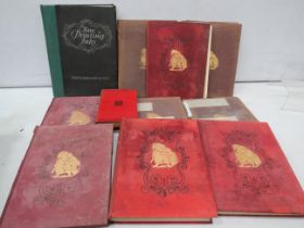 9 Antique Punch books etc.