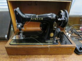 Vintage Singer 99k sewing machine.