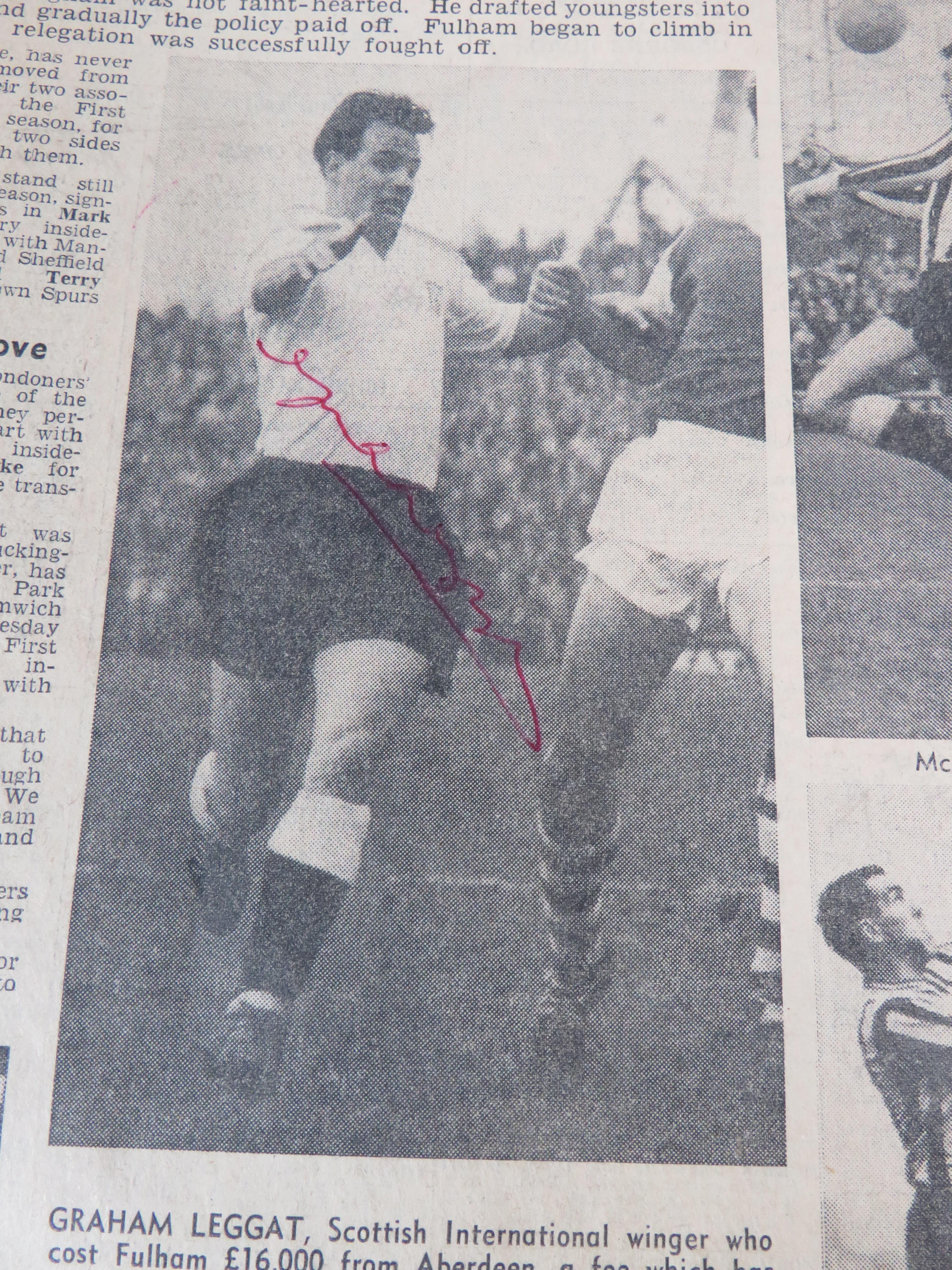 Sporting Magazines dating from 1950's, Newcastle United Match day programme from 1966 plus autograph - Image 9 of 11