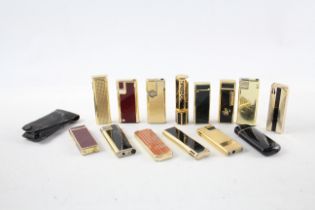 15 x Vintage Cigarette LIGHTERS Inc Gold Tone, Winco, Comoy's, Colibri Etc 548562