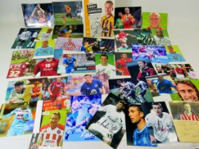Large Selection of Signed Football photos/Images plus a signed Hull City Match Day Programme. See ph